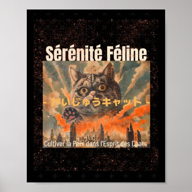 Copie De Copie De Meow Wellness S Sticker  Poster (Front)