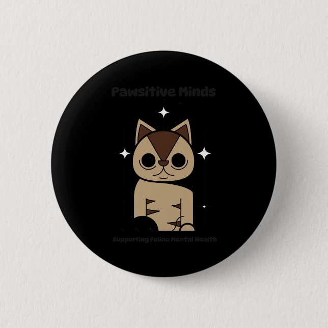 Copie De Meow Wellness S Sticker  6 Cm Round Badge (Front)