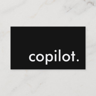 copilot. business card