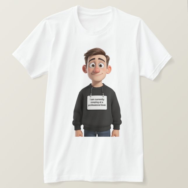 Coping At A Professional Level Corporate Meme Tee (Design Front)