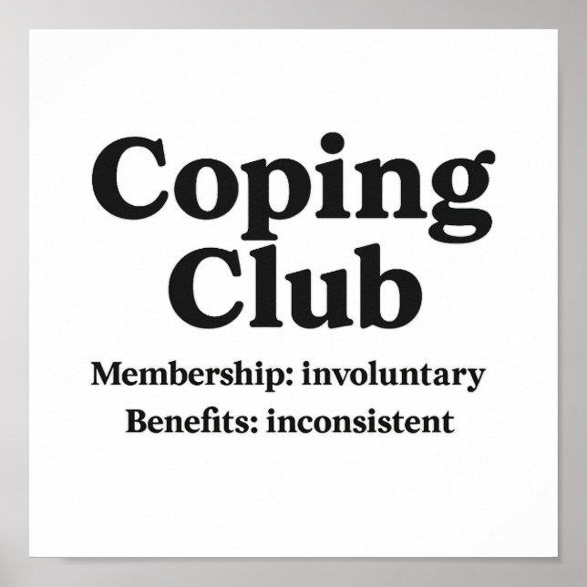 Coping Club – Poster (Front)