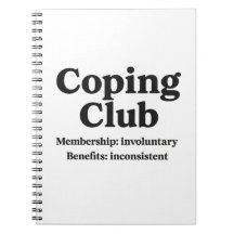 Coping Club – Spiral Notebook / Journal