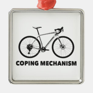 Coping Mechanism Bike Metal Tree Decoration