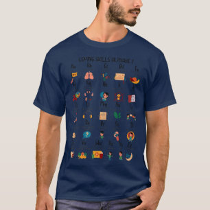 Coping Skills Alphabet Special Education Kids Ment T-Shirt