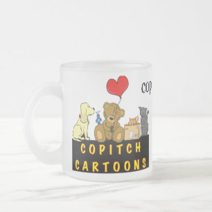 copitch.com promotional frosted glass coffee mug