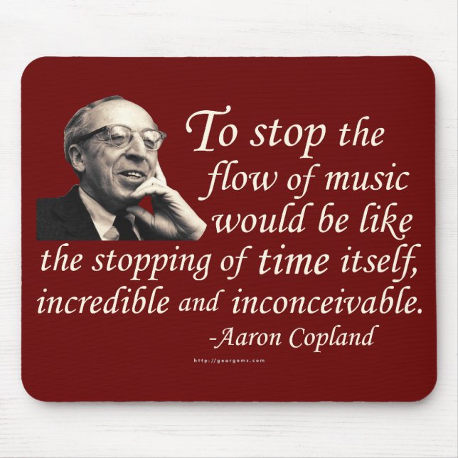 Copland on Music Mouse Mat (Front)
