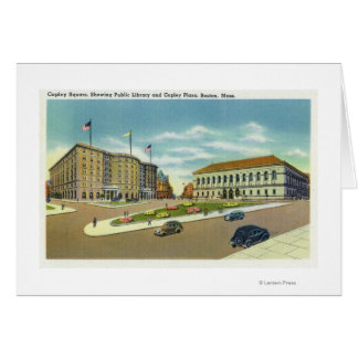 Copley Plaza and Square View of the Public