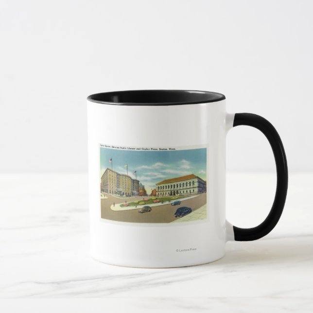 Copley Plaza and Square View of the Public Mug (Right)