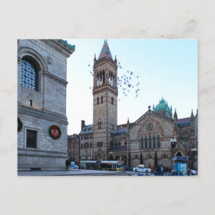 Copley Square Boston Massachusetts Postcard