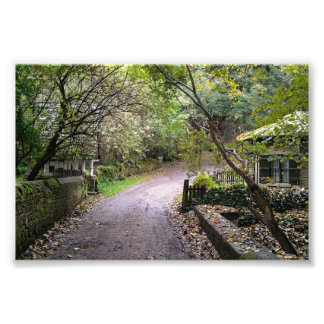 Copley Toll Bridge to St Stephen's, Copley Photo Print