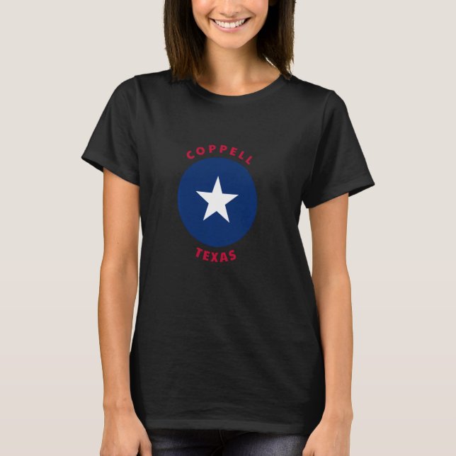 Coppell Texas TX Bullseye Trip Vacation Souvenir T-Shirt (Front)