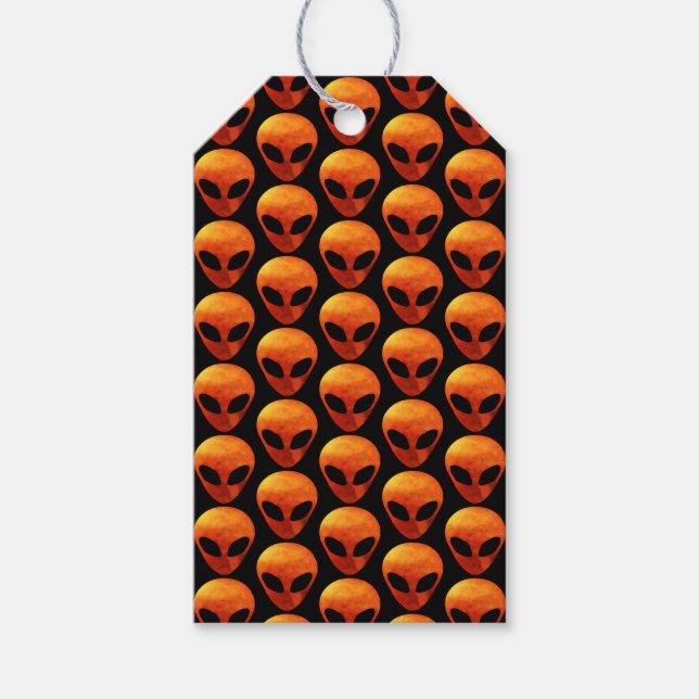 Copper Aliens  Gift Tags (Front)