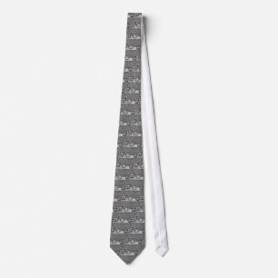 Copper and Grey tie