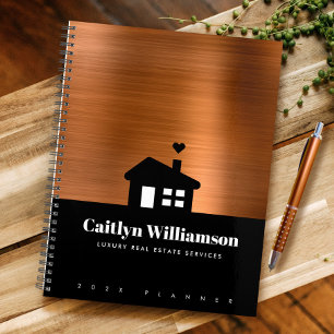 Copper Black Real Estate Broker Professional House Planner
