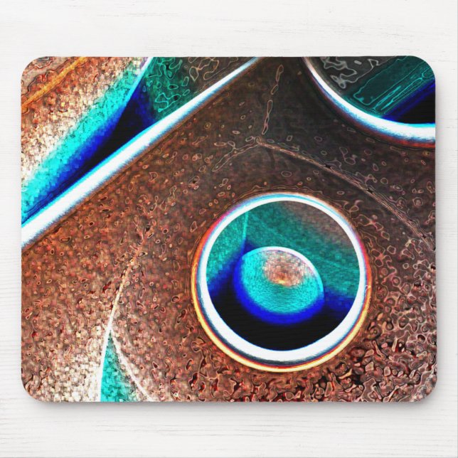 Copper Blue Mouse Mat (Front)