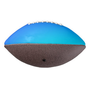 Copper blue ombre watercolor abstract pastel american football