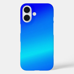Copper blue ombre watercolor abstract pastel  iPhone 16 case