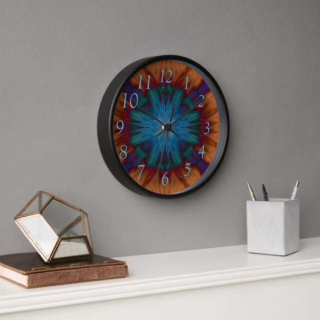 Copper Blues Wall Clock (Office)