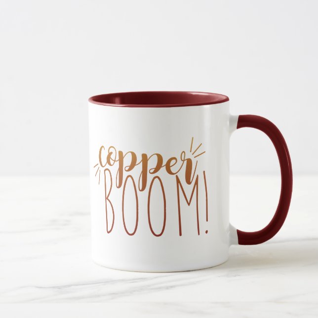Copper Boom! Coffee Mug (Right)