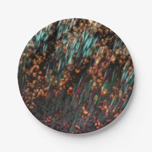 Copper Borealis Paper Plate