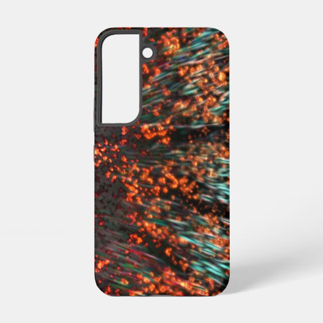 Copper Borealis Samsung Galaxy S22 Case (Back)