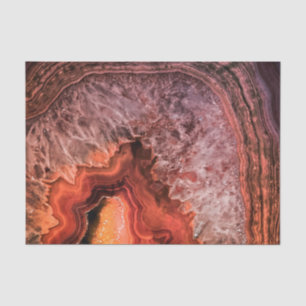 Copper Bronze Agate Mineral Gemstone Tissue Paper