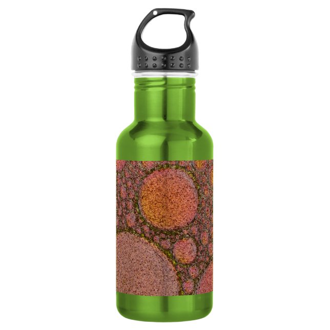 Copper bubble design 532 ml water bottle (Front)