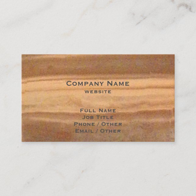 Copper Business Card (Front)