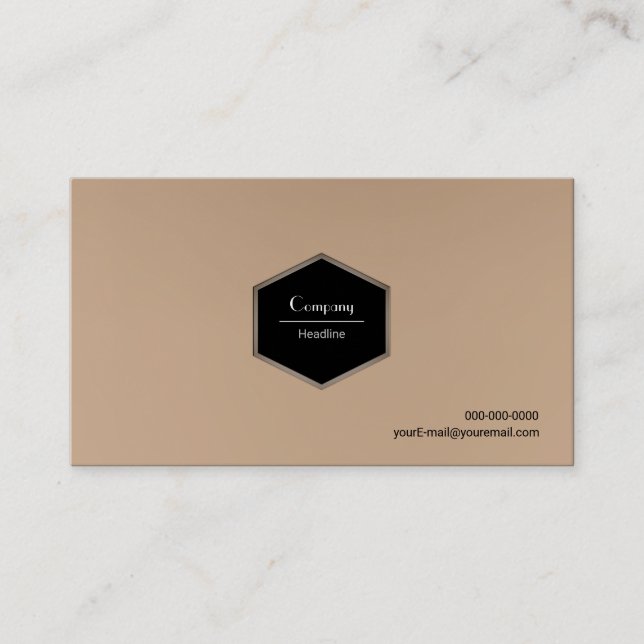 Copper Business Card (Front)