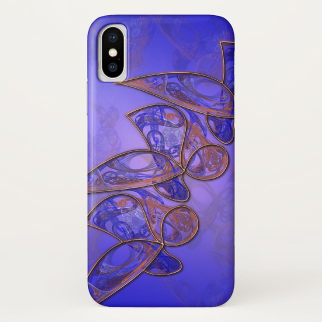 Copper Butterflies iPhone Case-Mate Case-Mate iPhone Case (Back)