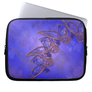 Copper Butterflies Laptop Sleeve