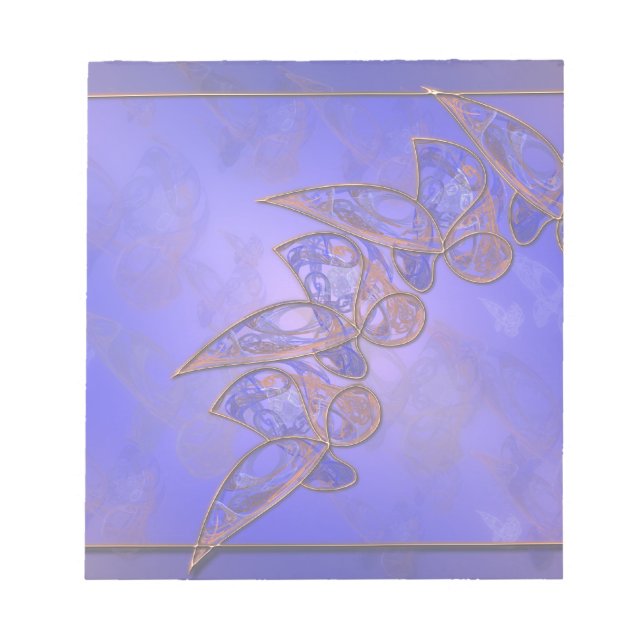 Copper Butterflies Notepad (Front)
