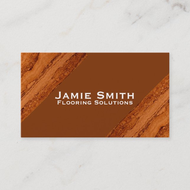 Copper Canyon Granite, amber gold Sedona mountains Business Card (Front)