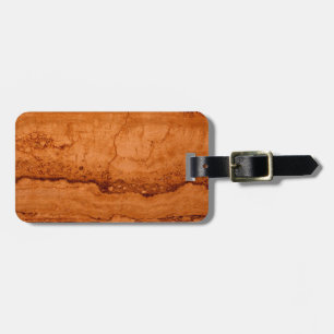 Copper Canyon Granite, amber gold Sedona mountains Luggage Tag