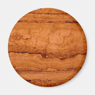 Copper Canyon Granite, amber gold Sedona mountains Magnet