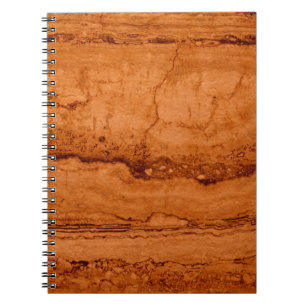 Copper Canyon Granite, amber gold Sedona mountains Notebook