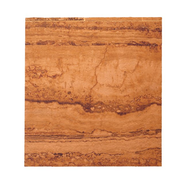 Copper Canyon Granite, amber gold Sedona mountains Notepad (Front)