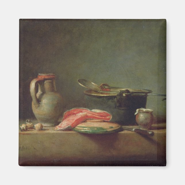 Copper Cauldron with a Pitcher Magnet (Front)