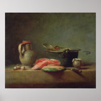 Copper Cauldron with a Pitcher