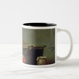 Copper Cauldron with a Pitcher Two-Tone Coffee Mug