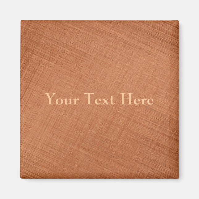 Copper Coloured Magnet (Front)