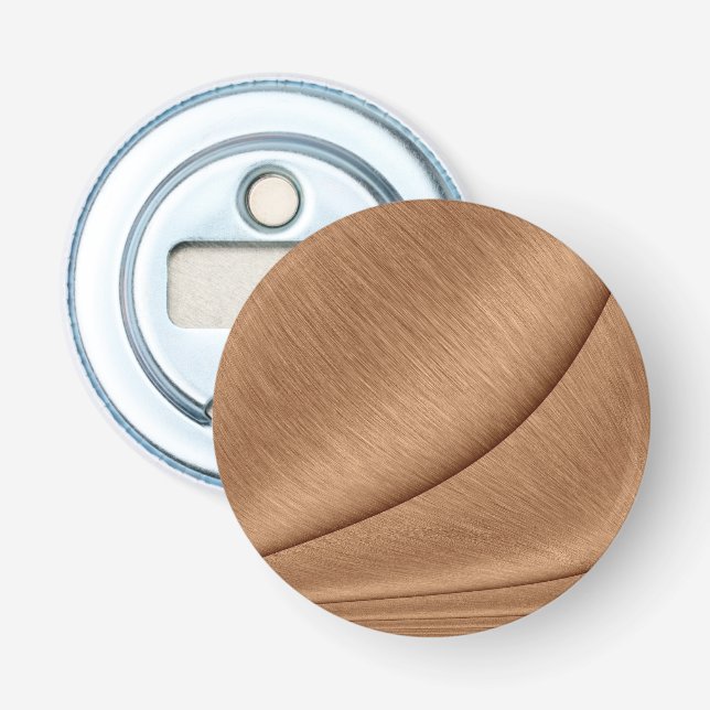 Copper Contour Bottle Opener (Front)
