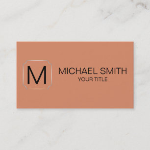 Copper (Crayola) colour background Business Card