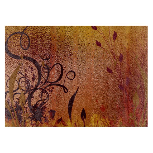 Copper Dew Glass Cutting Board (Front)