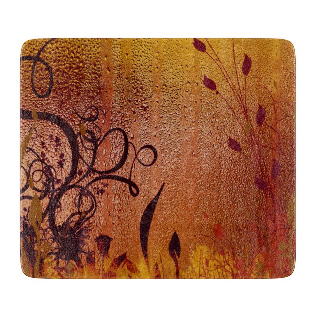 Copper Dew Glass Cutting Board (Front)
