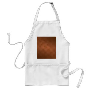Copper Diamondplate Look Pattern Standard Apron