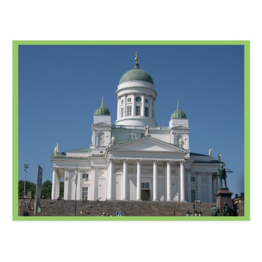 Copper-Domed Church In Helsinki Postcard