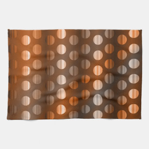 Copper Dots Tea Towel
