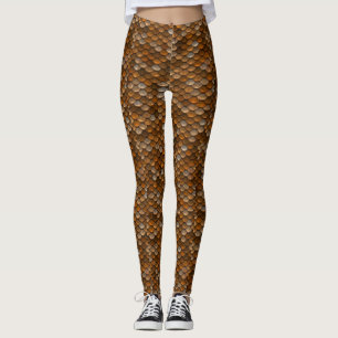 Copper Dragon Scales Leggings