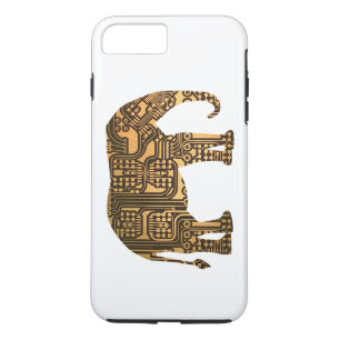 Copper Elephant Circuit Board iPhone 8 Plus/7 Plus Case